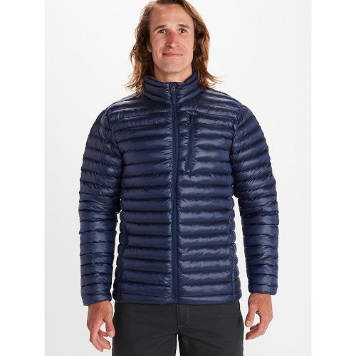 Marmot Down Jacket Navy NZ - Avant Featherless Jackets Mens NZ2683190